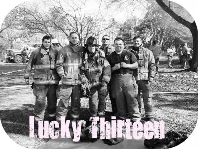 Old Picture of Members after a Live Burn