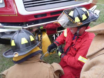 Member Bobby Parker doing some Training